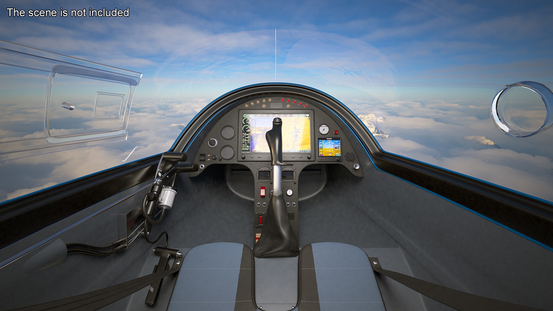 3D Rotorcraft Autogyro Blue - TurboSquid 2220685