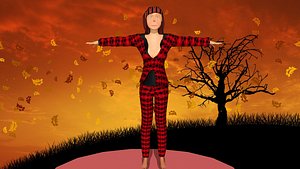 woman suit 3D model