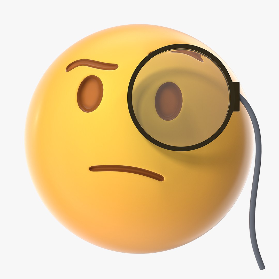 🧐 Face With Monocle Emoji, Monocle Emoji