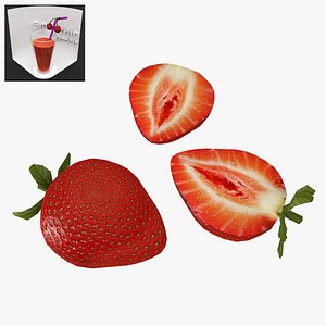 Strawberry Low-Poly