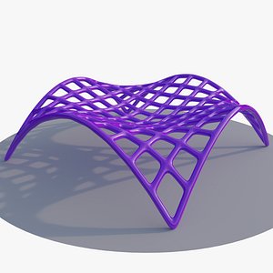 Spider Pavilion Skeletal Pipes 01 3D