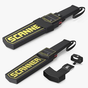 3D model RANSENERS Handheld Metal Detector with Strap