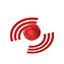 Ondas de radio rojas