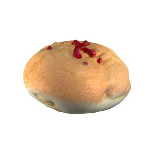 3D Cherry Bun model