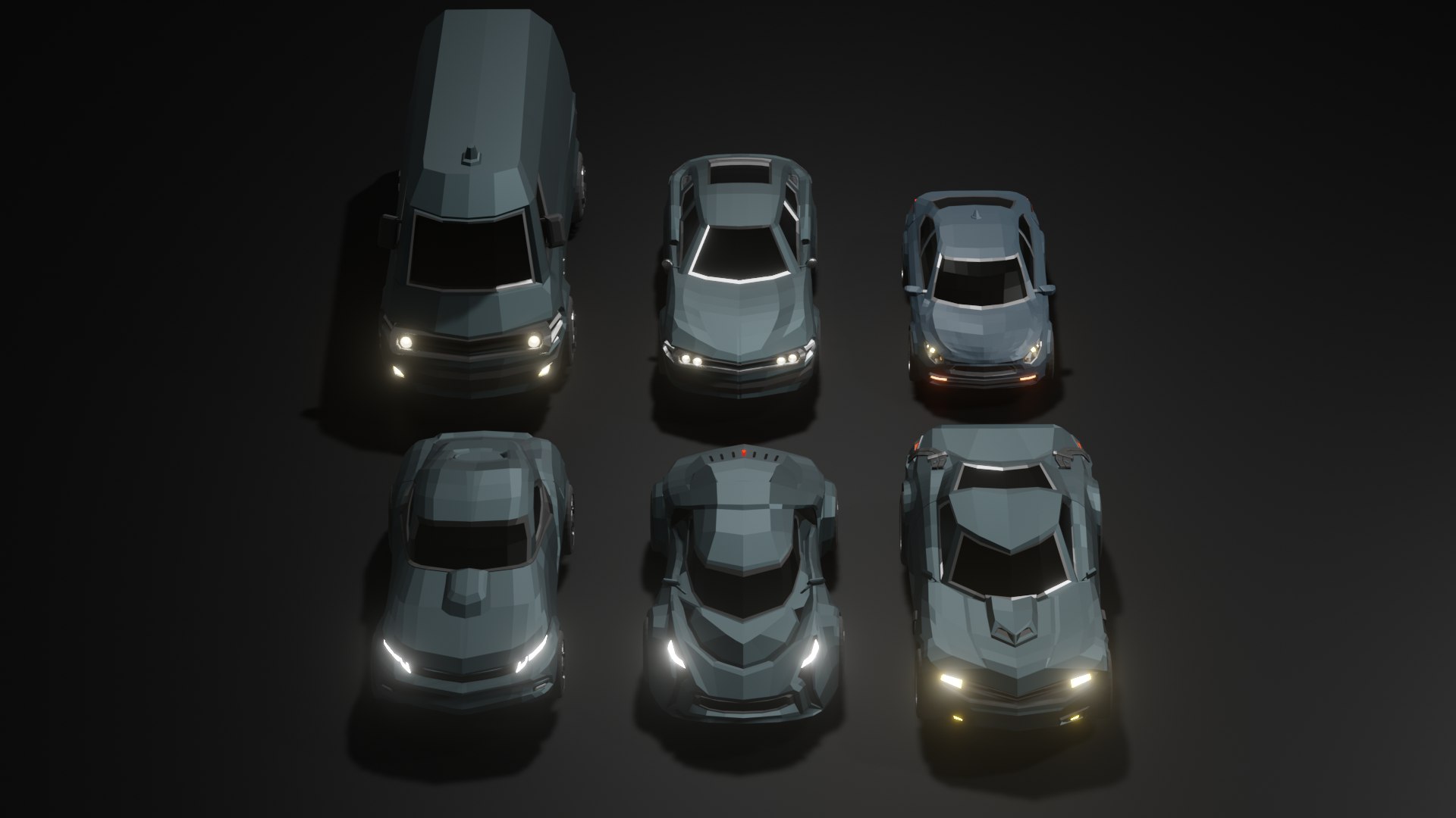 3D Generic Concept Car Pack - Low Poly model https://p.turbosquid.com/ts-thumb/lM/hWBGO9/0m/family2/png/1667498330/1920x1080/fit_q87/76a4ef769aa15dda4e988c4b42d3e8ffadac1ff7/family2.jpg