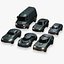 3D Generic Concept Car Pack - Low Poly model