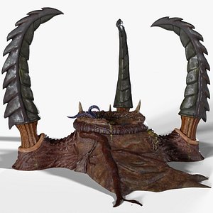 The Maw of Xylos - Animated Creature Portal Low-poly 3D model 3D