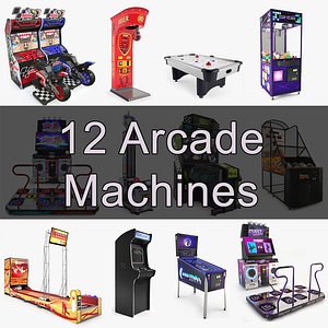 12 Arcade Machines