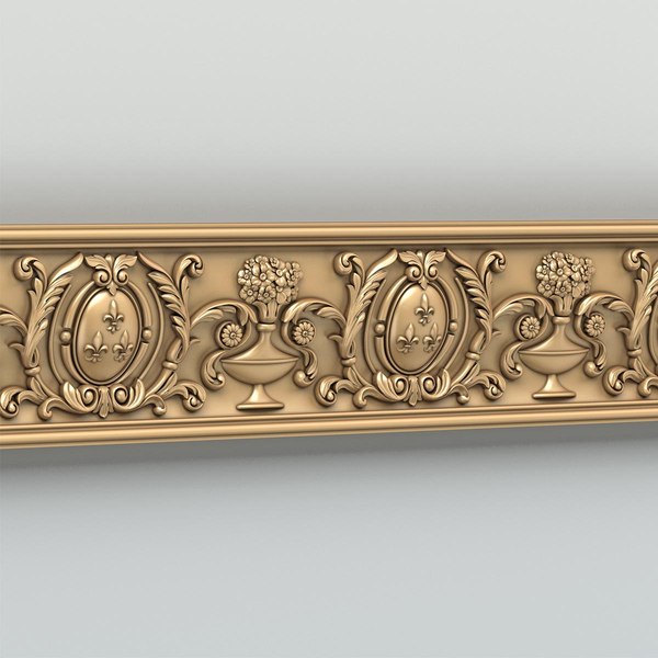 3d decorative molding model