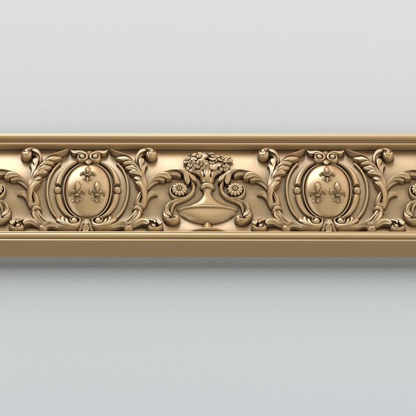 3d decorative molding model