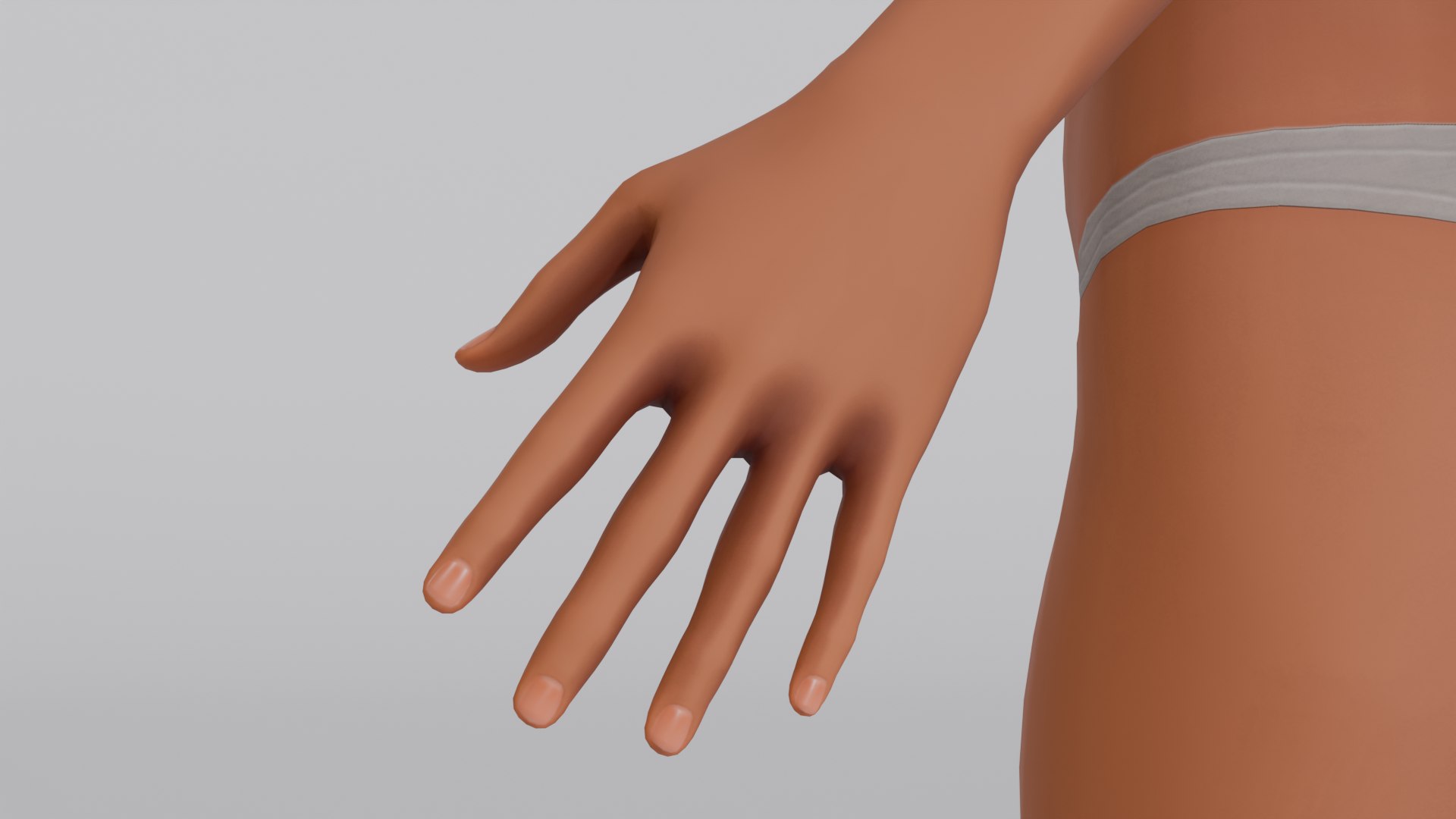 Stylized Female Base Mesh Model - TurboSquid 2298622