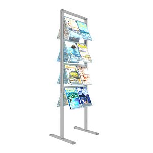 Folding Brochure Stand2 3D model.