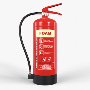 Foam Fire Extinguisher 3D