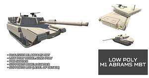 Low Poly M1 Abrams