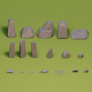 3D nature asset pack model
