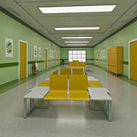 Kindergarten Hallway Corridor Corner
