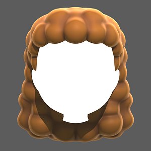 3D model Base Hair for girl V70