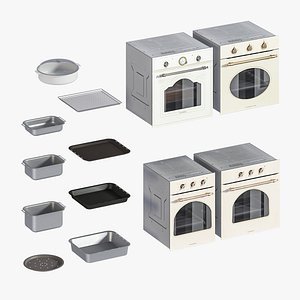 L3DV01G10 - kitchen ovens pallets forms set