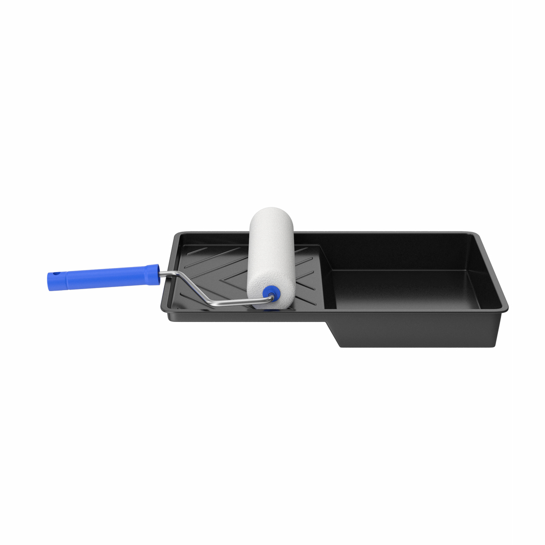 Paint Roller And Tray 3D model TurboSquid 2162240