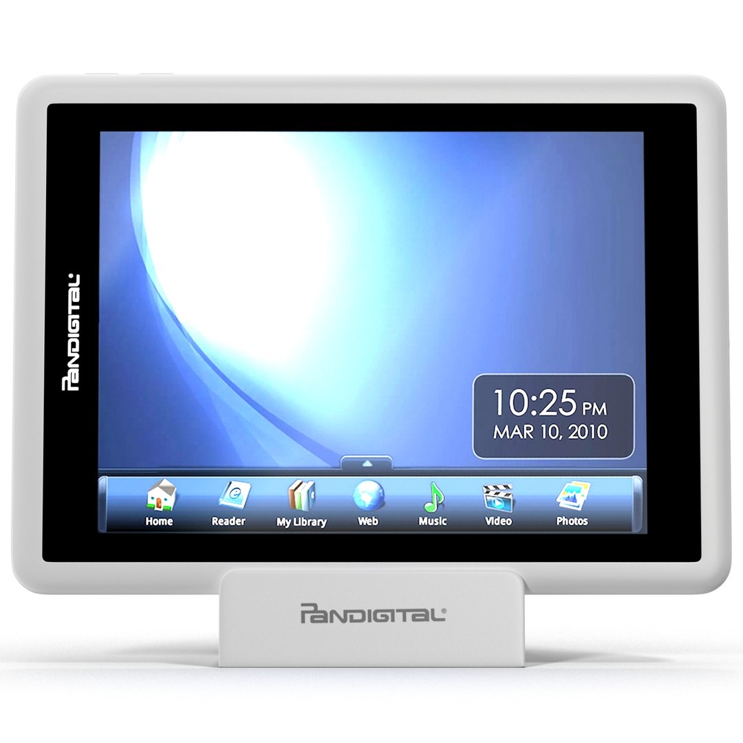 tablet pandigital t2-70fw 3d model