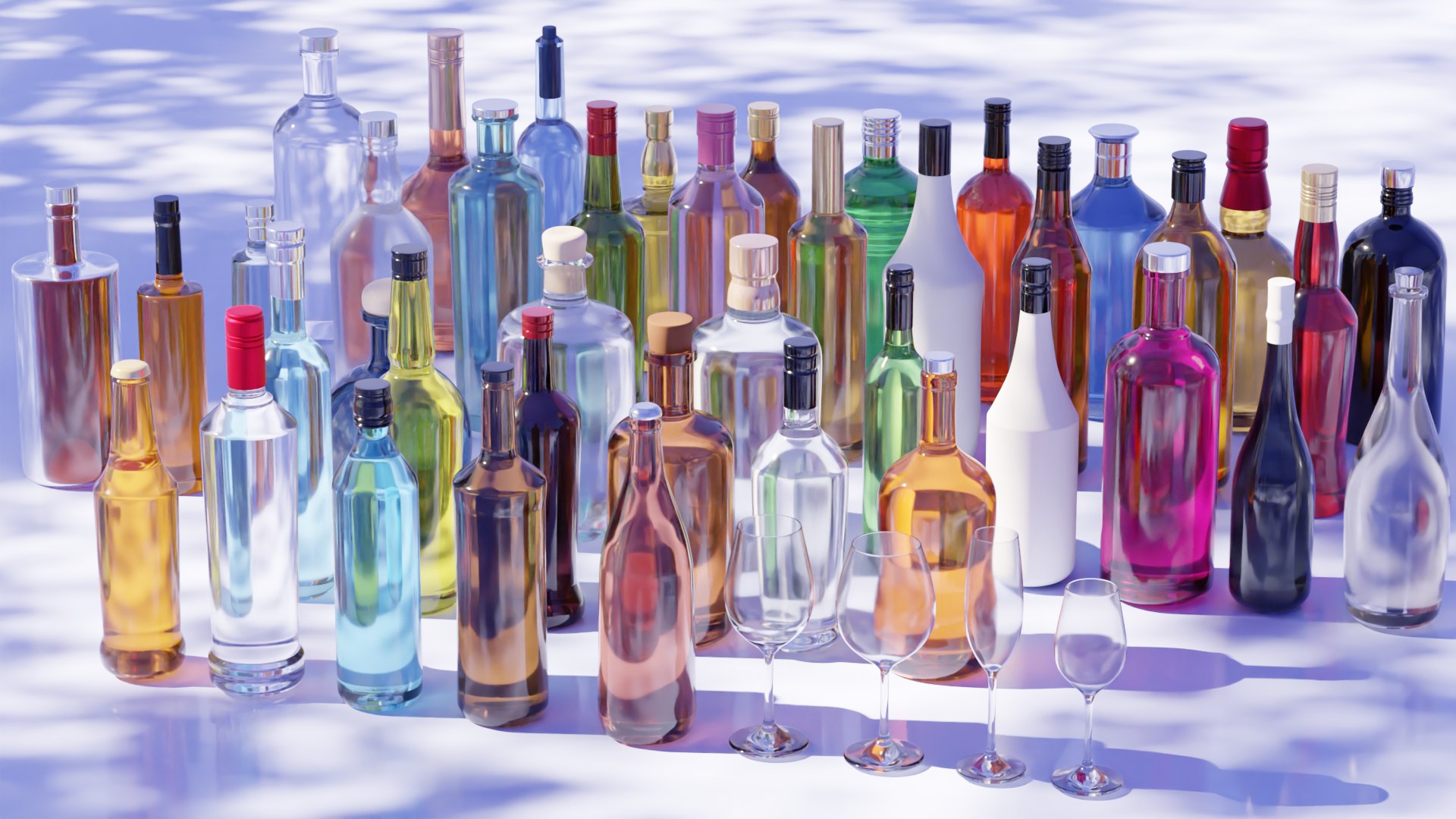 3D Ultimate Glass Bottle Collection Beverage and Decorative Bottles https://p.turbosquid.com/ts-thumb/lN/9hPOZJ/Gu/winepack8/png/1775717123/1920x1080/fit_q87/58eb86aefbd1b79e19ef210b777c3e736e5a006e/winepack8.jpg