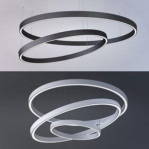 3D model diode lamp ring x-circule