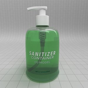 sanitizer container 3D model