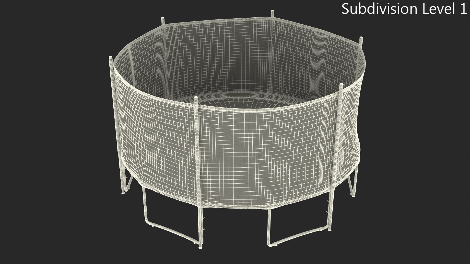 3D model trampoline safety enclosure https://p.turbosquid.com/ts-thumb/lN/EaS8IX/VdX8zzwz/roundtrampolinewithsafetyenclosuremb3dmodel007/jpg/1580809251/1920x1080/fit_q87/7e1c80454b5ab2754807267200465903da02b5f5/roundtrampolinewithsafetyenclosuremb3dmodel007.jpg