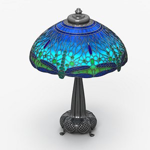 3d tiffany lamp