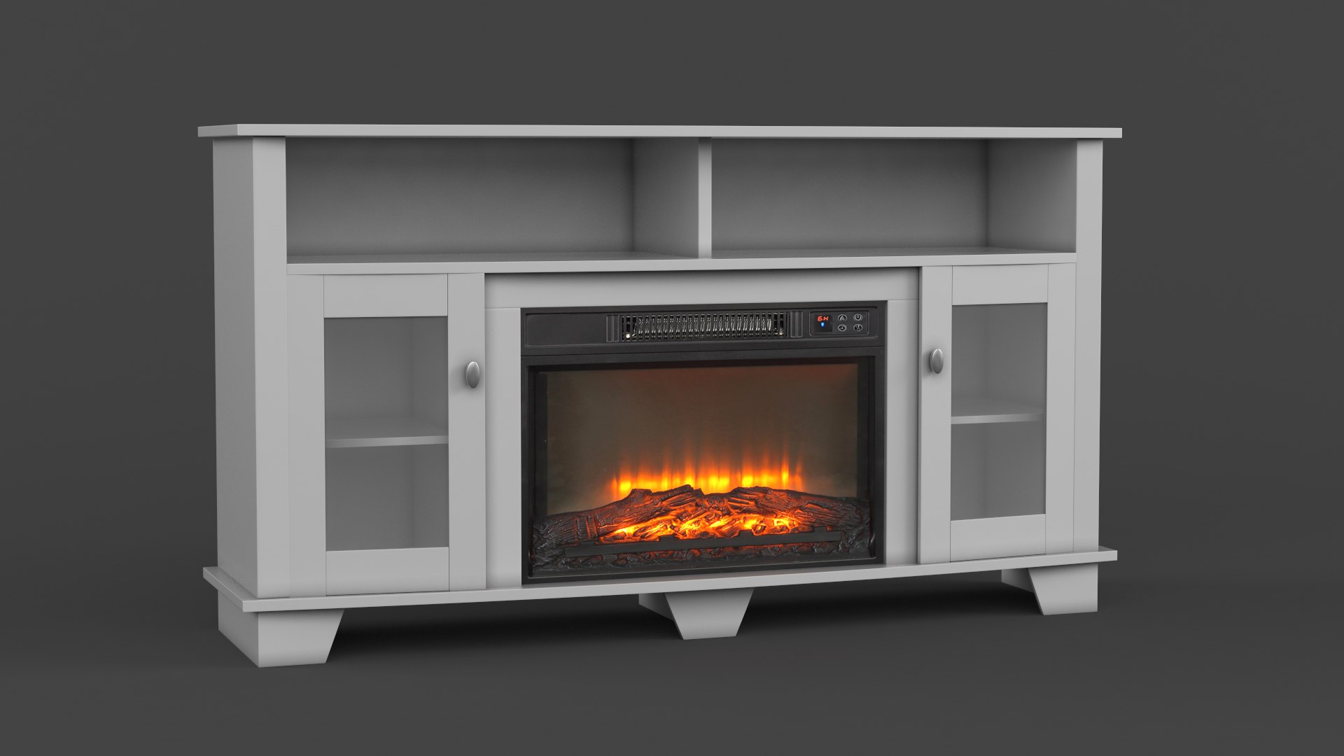 3D Electric Fireplace - TurboSquid 2014179