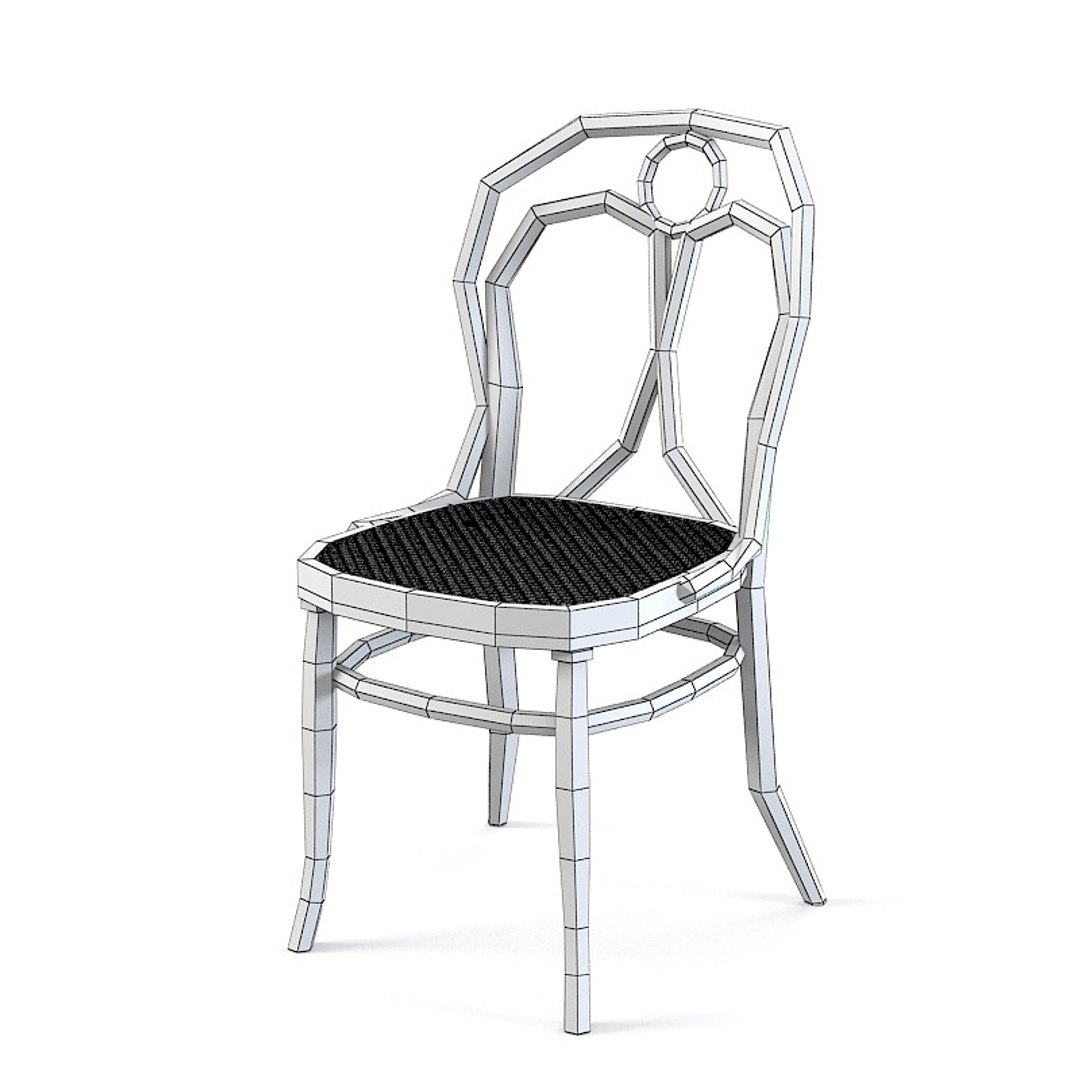 3d model of vienn dining chair