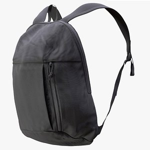 3D model Man and Woman in BackPack 50