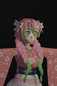 3D Mitsuri Kimono