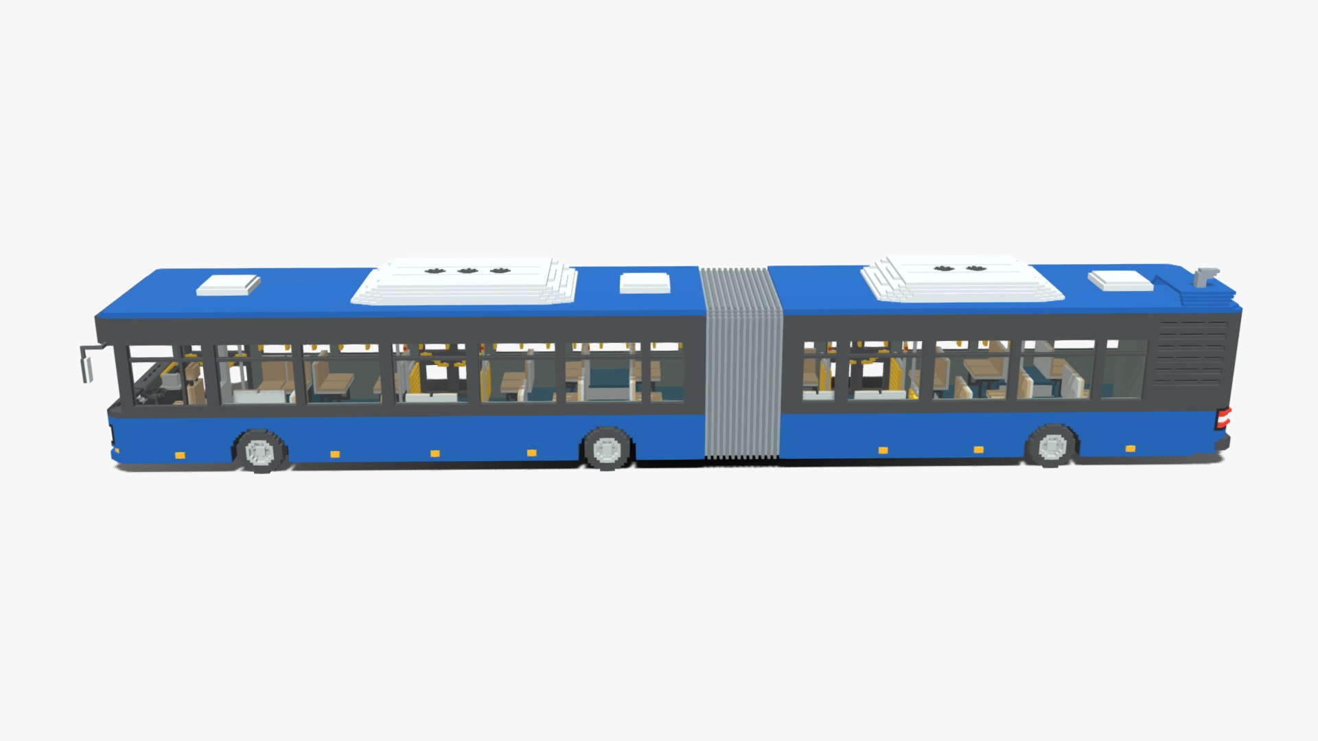 3D Voxel Articulated Bus - TurboSquid 2309387