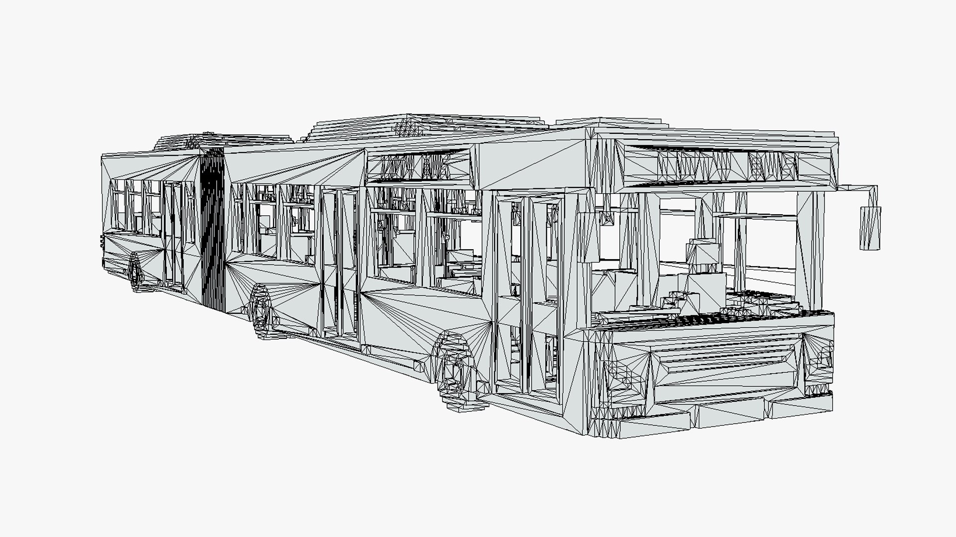 3D Voxel Articulated Bus - TurboSquid 2309387