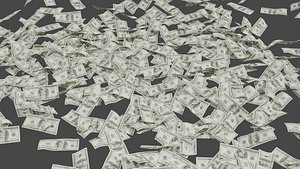 3D model 100 Dollar Currency Pack