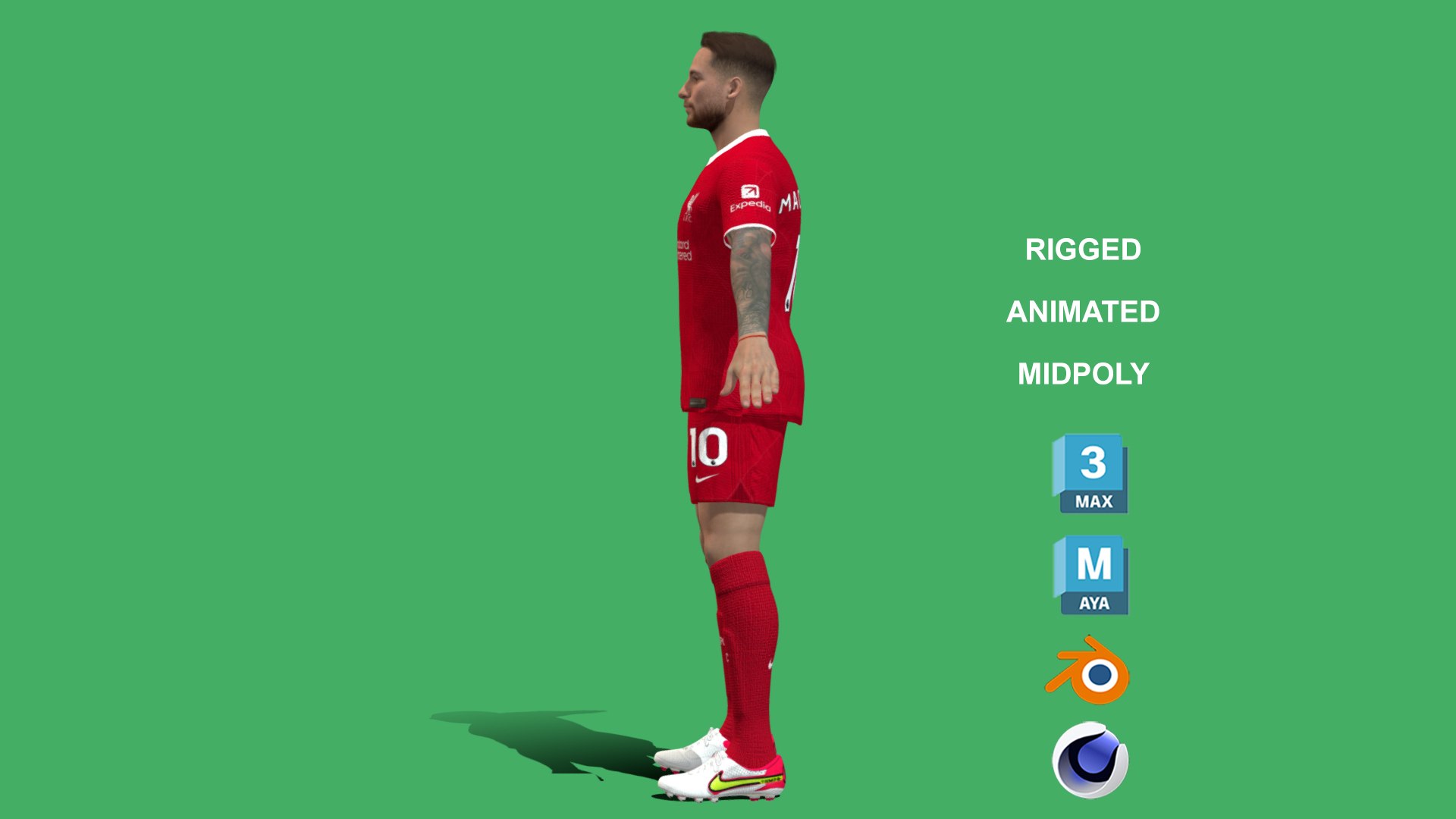 3D Rigged Alexis Mac Allister Liverpool 2024 3D Model - TurboSquid 2104987