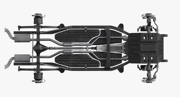 3D suv chassis frame model - TurboSquid 1149718