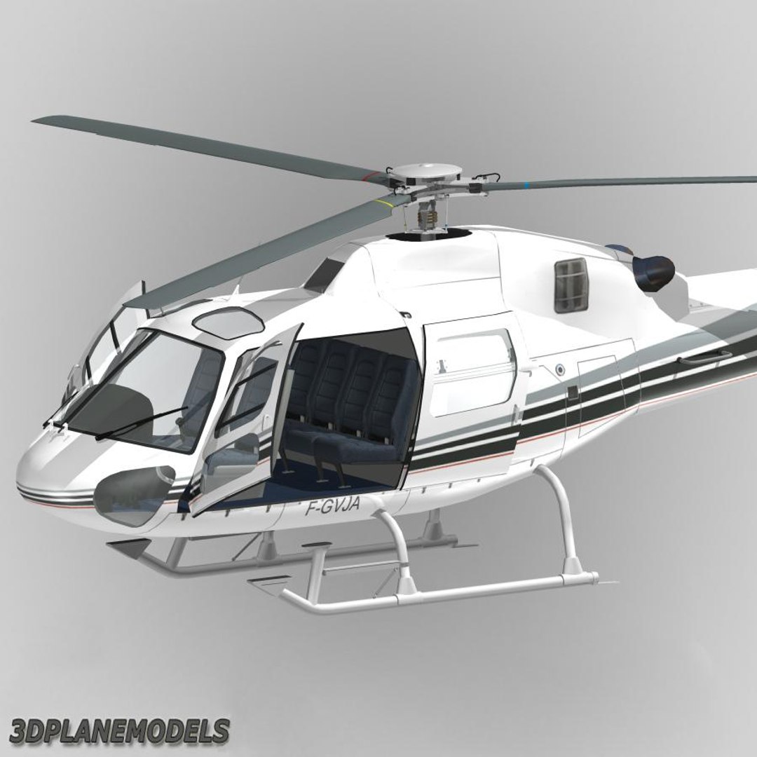 3d Model Eurocopter Mont Blanc Helicopters