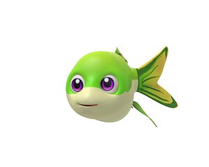 Apollo Shark Minnow animated fish low poly toon