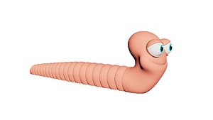 Worm 3D model