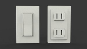 Wall Switch 3D model