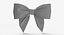 red bow 3D