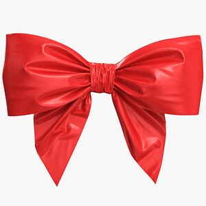 Low Poly Red Bow