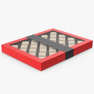Red Chocolate Box 3D model