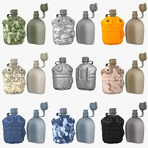 3d military canteen