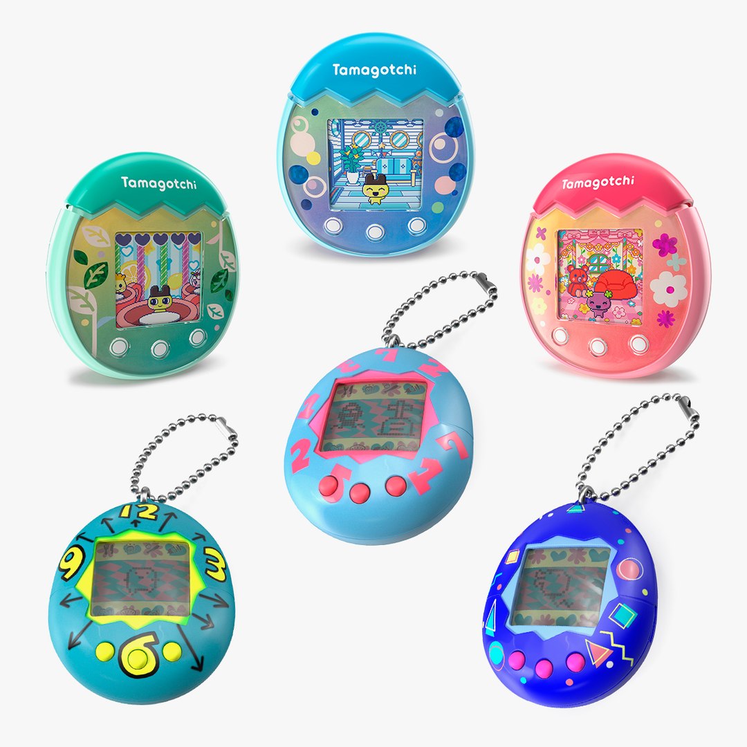 Tamagotchi Collection 3 3D model preview