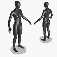 Female Mannequin Black