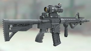 ar-15 3D model
