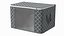 Foldable Storage Box Grey Empty